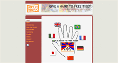 Desktop Screenshot of freetibet.art-at-work.org